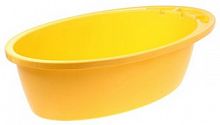Ванночка детская пластмассовая (желтый цвет) фото в интернет-магазине Telemarka Вологда