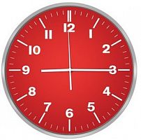 Часы настенные Centek Ст-7100 красный фото в интернет-магазине Telemarka Вологда