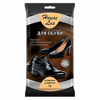 Влажные салфетки для обуви №15 House Lux 48735 фото в интернет-магазине Telemarka Вологда