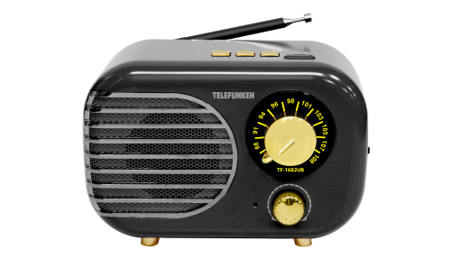 Радиоприемник Telefunken Tf-1682ub(черный с золотым)