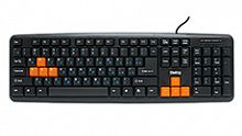 Клавиатура Dialog Ks-020u (usb) черный/оранж фото в интернет-магазине Telemarka Вологда