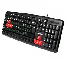 Клавиатура Nakatomi Kn-02u Usb черный-красный фото в интернет-магазине Telemarka Вологда