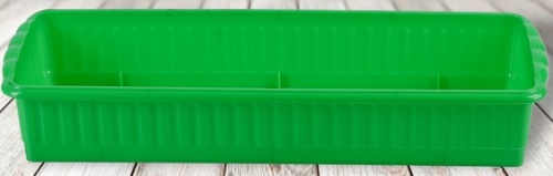 Ящик для рассады "дом и Дача" 470*166*82 (р) (зеленый цвет) фото в интернет-магазине Telemarka Вологда
