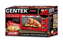 Мини-печь Centek Ct-1537-30 красная фото в интернет-магазине Telemarka Вологда