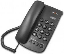Телефон Texet Tx-241 цвет черный фото в интернет-магазине Telemarka Вологда