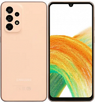 Смартфон Samsung Galaxy A33 5g Sm-A336e 128gb 6gb оранжевый Пи фото в интернет-магазине Telemarka Вологда