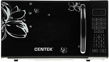 Свч Centek Ct-1579 (черный, Цветы) фото в интернет-магазине Telemarka Вологда