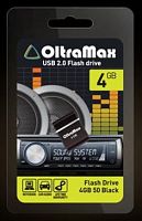 Флеш диск Oltramax 4gb 50 черный фото в интернет-магазине Telemarka Вологда