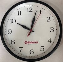 Часы настенные Sakura 2б6 черные фото в интернет-магазине Telemarka Вологда