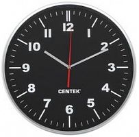 Часы настенные Centek Ст-7100 черный фото в интернет-магазине Telemarka Вологда