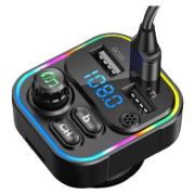 FM-трансмиттер ACV FMT-130B Ж-К диспл/USB/Bluetooth/RGB