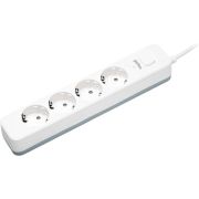 Сетевой фильтр PERFEO (PF_C3959) POWER STREAM - 4 роз - 3,0 м - белый