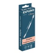 Переходник Exployd EX-AD-760 Jack 3,5mm - 8 pin bluetooth белый Classic