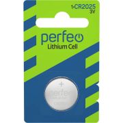 Батарейки PERFEO (PF_3997)CR2025/1BL LITHIUM CELL