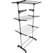 Сушилка для белья UNISTOR WINGS складная, на колёсиках, 3-х ярусная, с дополнительными дер