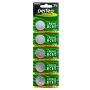 Элементы питания PERFEO CR2032-5BL LITHIUM (100)