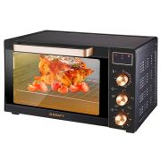 Мини-печь KRAFT KF-MO 3506 KGLB (черный/золото) с дисплеем