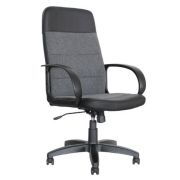 ЯРКРЕСЛА Кр58 ТГ ПЛАСТ С1(ткань серая)/ЭКО1 (экокожа черная)