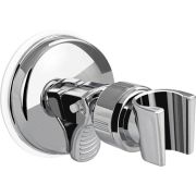 GFMARK 10181 Кронштейн для душевой лейки, пластиковый, на присоске, ПОВОРОТНЫЙ, хромированный.