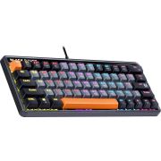 Клавиатура DEFENDER (45413) Black Raven GK-417 механическая, серый