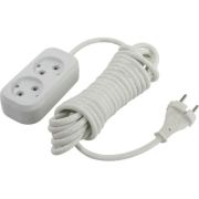Удлинитель без заземления SMARTBUY (SBE-10-2-05-N) 2 гнз х 5,0 м (10А/2.2кВт, ПВС 2х1.0)
