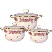 Набор кастрюль ZEIDAN Z-80629 Roses