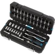 GROSS Набор инструментов, 1/4 , CrV, 120 зубьев, 42 предмета 14146