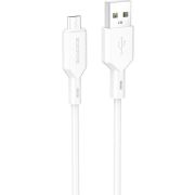 BOROFONE (6974443384499) BX70 USB 2.4A microUSB 1м белый