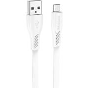 BOROFONE (6974443387100) BX85 USB 2.4A microUSB 1м белый