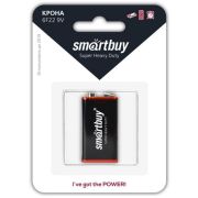 Элементы питания SMARTBUY (SBBZ-9V01B) крона 6F22/1B