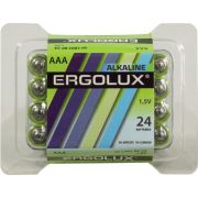 Элементы питания ERGOLUX (14213) LR03 Alkaline BP-24