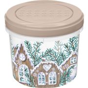 HOMVER Asti Hовый год с завинчивающейся крышкой 0,7л с декором (бежевый) 222107027/03