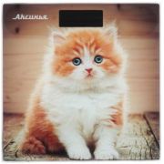 Весы напольные АКСИНЬЯ КС-6000 рыжий кот