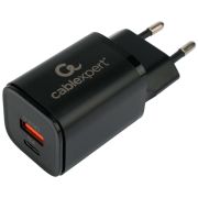 CABLEXPERT (21078) MP3A-PC-43 QC3.0/PD черный