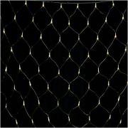 FUNRAY Cетка ML-144WW, 1.5*1.5м, 144 LED, тепл.белый, IP20, прозрачный шнур 1,5м