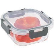 LEONORD Контейнер, Praktisch, объем: 500 мл, из жаропрочного стекла с пластик крышкой со съёмными защёлками (106024)