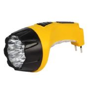 Фонарь светодиодный SMARTBUY SBF-89-Y аккумуляторный 15+10 LED с прямой зарядкой желтый