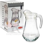 Кувшин PASABAHCE 43614B Касабланка 43614 (1,15л) в подар.коробке 15468