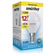 Лампа светодиодная SMARTBUY (SBL-P45-12-30K-E14) 12W/3000/E14