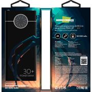 Повербанк MORE CHOICE (4610196406768) PB40-30 - 30000mAh Black