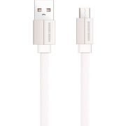 Кабель More choice (4627151194486) K20m USB 2.1A для micro плоский USB - 1м White