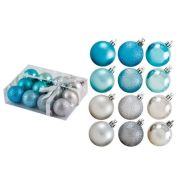 ВОЛШЕБНАЯ СТРАНА Шары Иней 4 см 12 шт/уп 001268