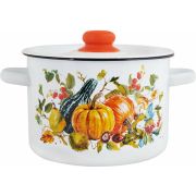 Кастрюля APPETITE 1с16с/1 Осень эмал цил 2,9л