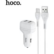 АЗУ HOCO (6931474727787) Z36 White АЗУ 2USB 2.4A для Type-C