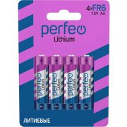 Батарейки PERFEO (PF_C3333) FR6/4BL LITHIUM