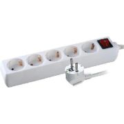 Удлинитель с заземлением+выкл VOLSTEN S 5X1,5-ZDV (5 гн. 1,5 м., 16А, 3500 Вт.)