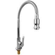 GFMARK 8601 Кран на одну воду гибкий гусак корпус 100 % латунь