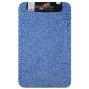 САНАКС 10327 Коврик в ванную SHAGGY ECO одинарный, ГОЛУБОЙ 50 х 80 см, 100% полиэстер, ворс 20 мм