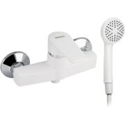 BRIMIX 5944 Смеситель в ДУШ, шаровый, из высокопрочного пластика АБС, БЕЛЫЙ