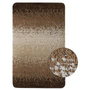 САНАКС 02215 Коврик в ванную SILVER одинарный коричневый ПЕРЕХОД 50х80 см 100% полиэстер